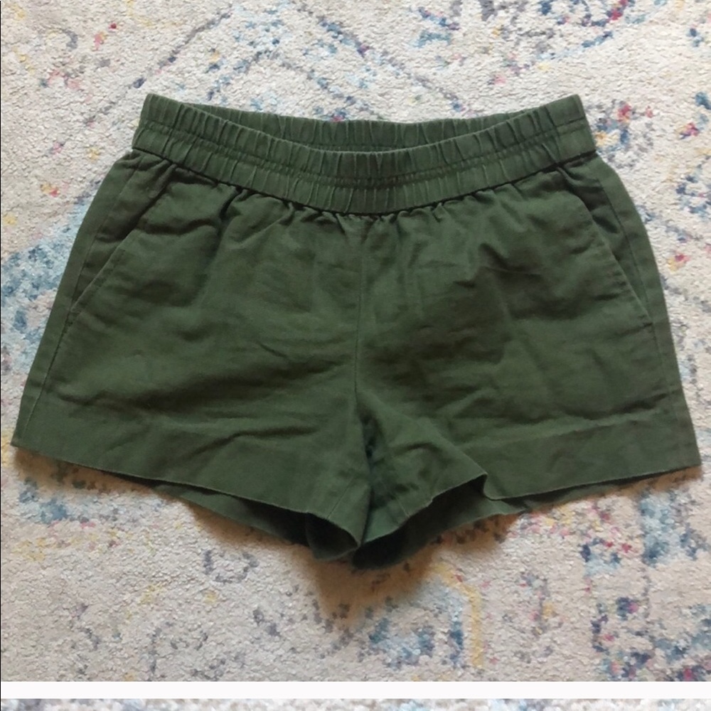 J Crew pull on shorts 0